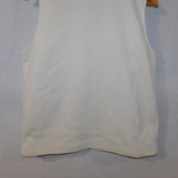 Northern Reflections Womens S Off White Full Zip Fleece Vest Polar Bears - Picture 11 of 11